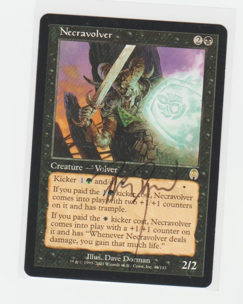Magic the Gathering ~ Necravolver ~ M/NM ~ Apocalypse ~ Signed by Artist #2