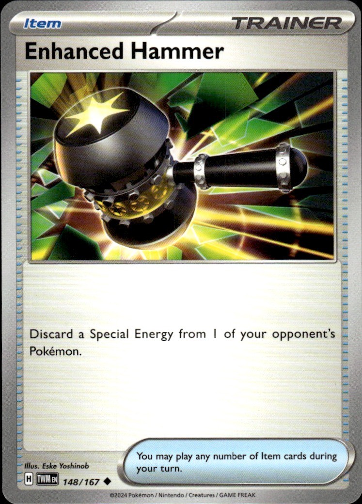 Enhanced Hammer 148/167 Twilight Masquerade UC NM Eske Yoshinob Pokemon