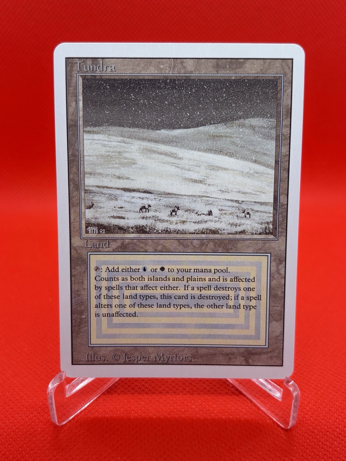 Tundra – Handmade Playtesting Card!