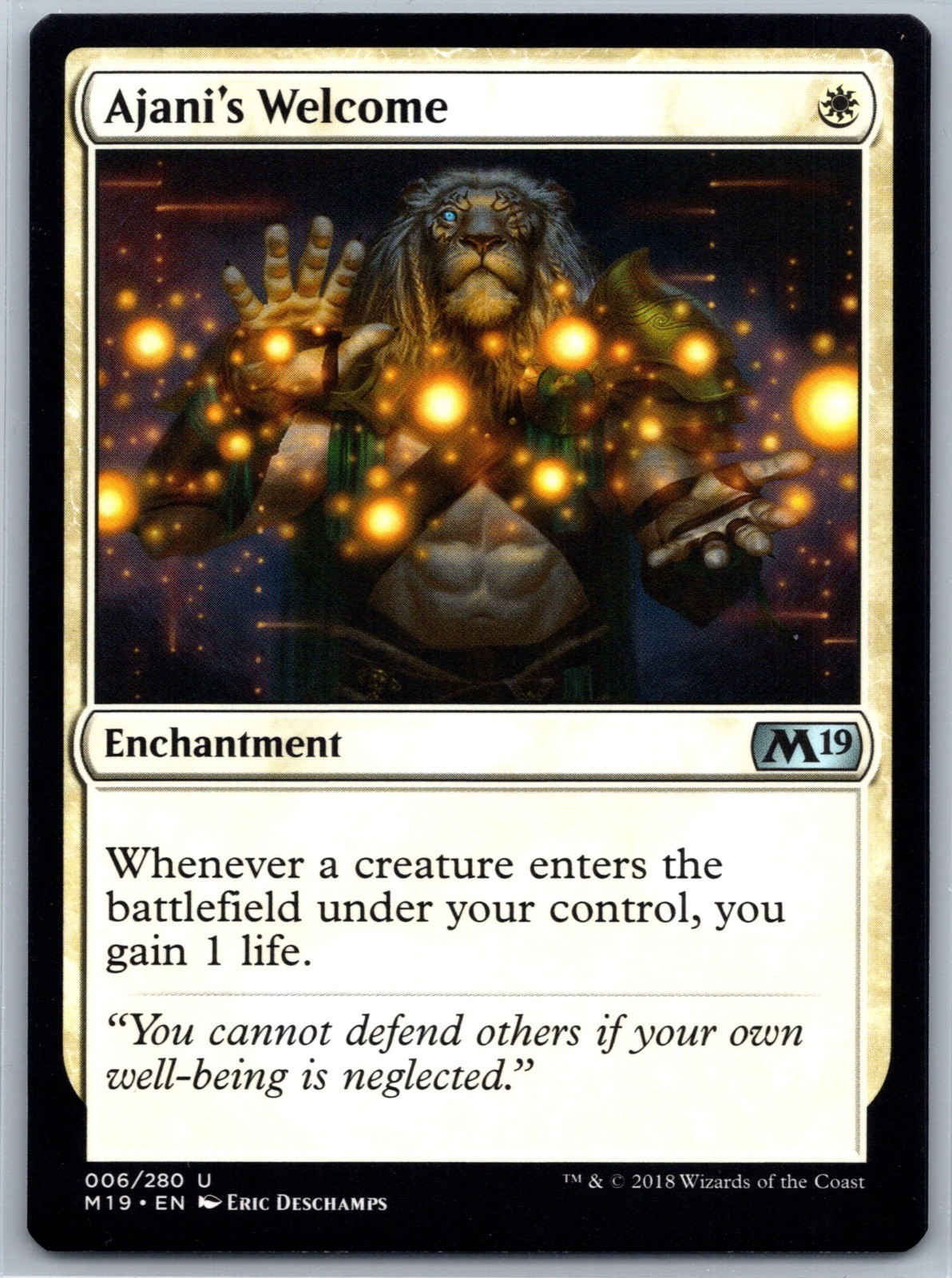 Ajani’s Welcome U Core Set 2019 6 NM