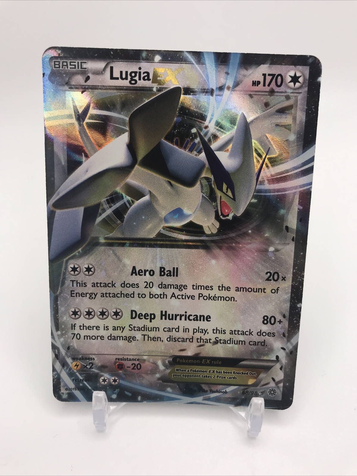 Pokémon TCG Lugia-EX Ancient Origins 68/98 Holo Holo Rare EX