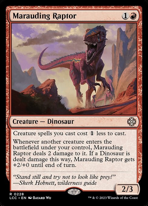 Marauding Raptor 228 R Normal LCC MTG NM