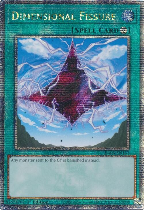 Dimensional Fissure (Quarter Century Secret Rare) RA03-EN163 Quarter Century…