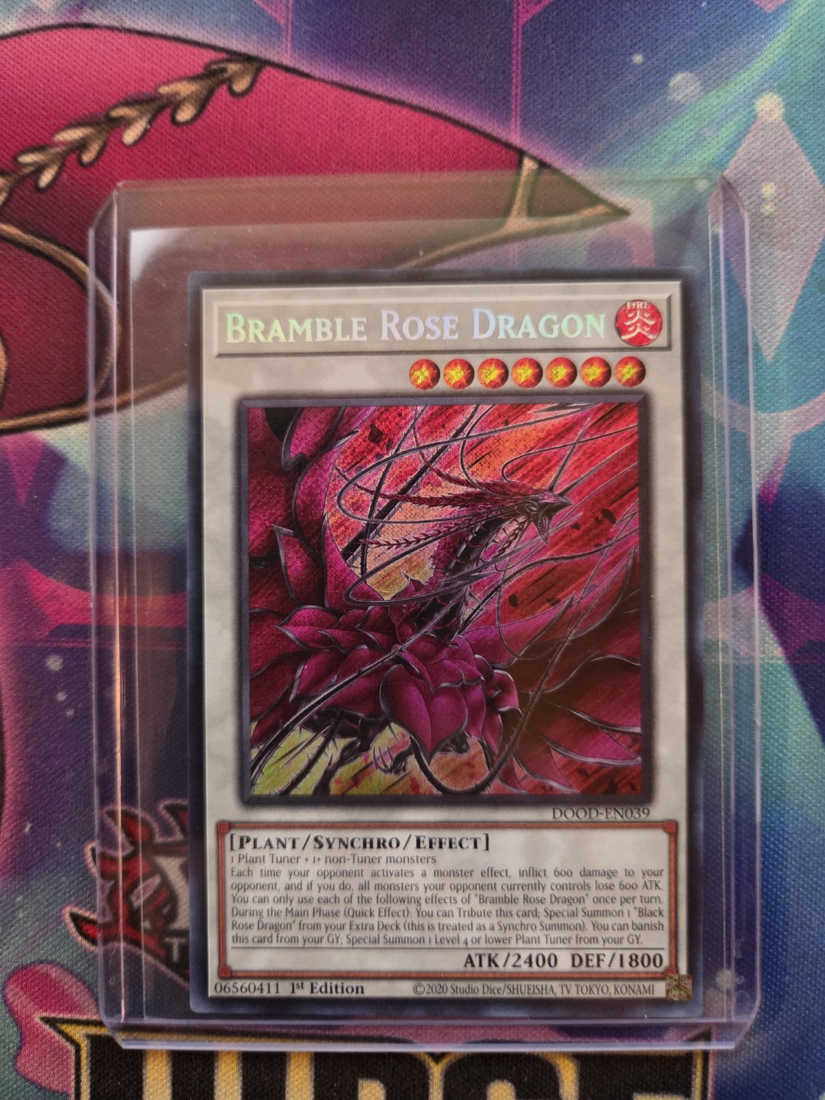 Bramble Rose Dragon DOOD-EN039 Doom of Dimensions 1st Edition