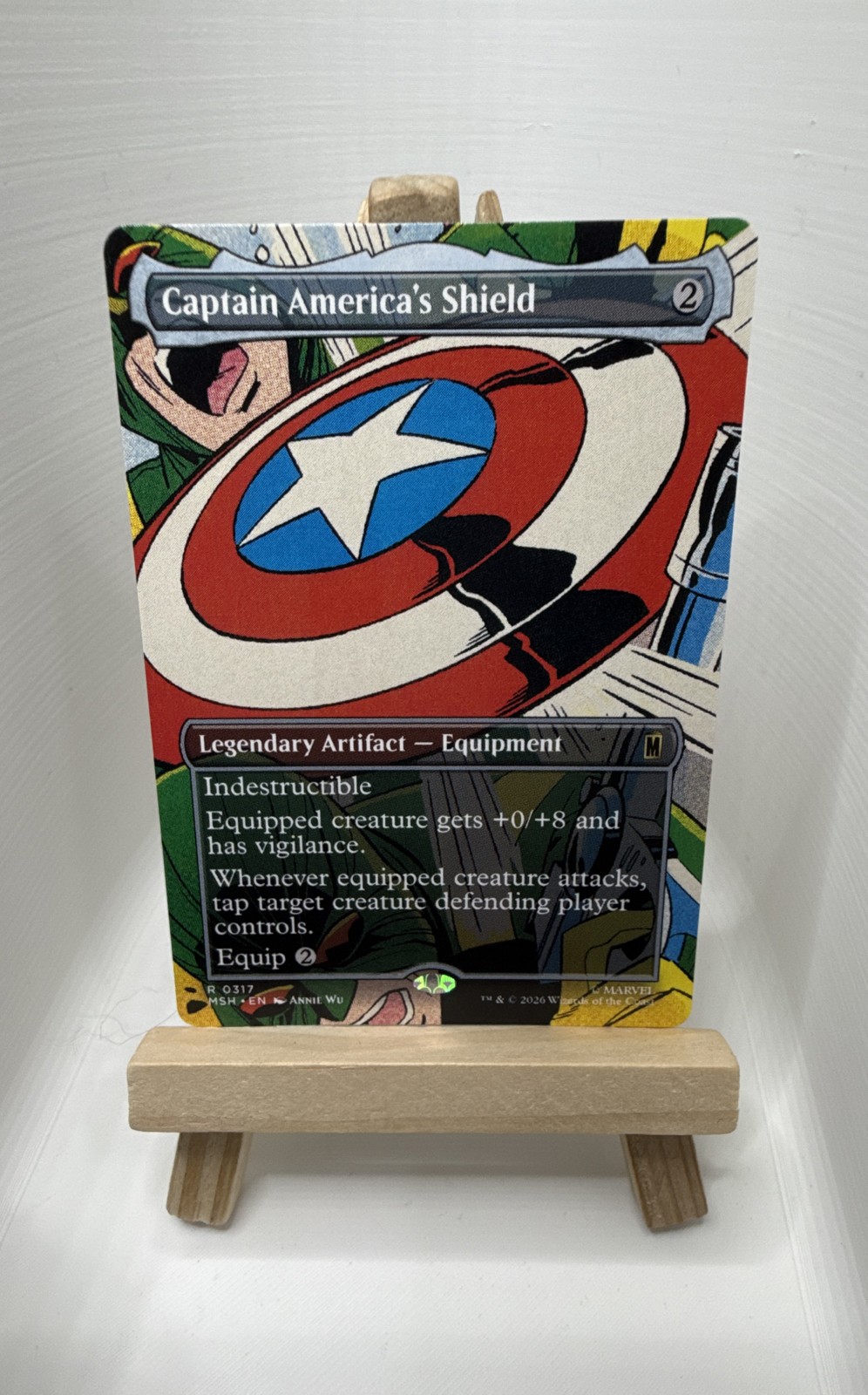 Captain America’s Shield (Borderless) (0317) Marvel Super Heroes Regular