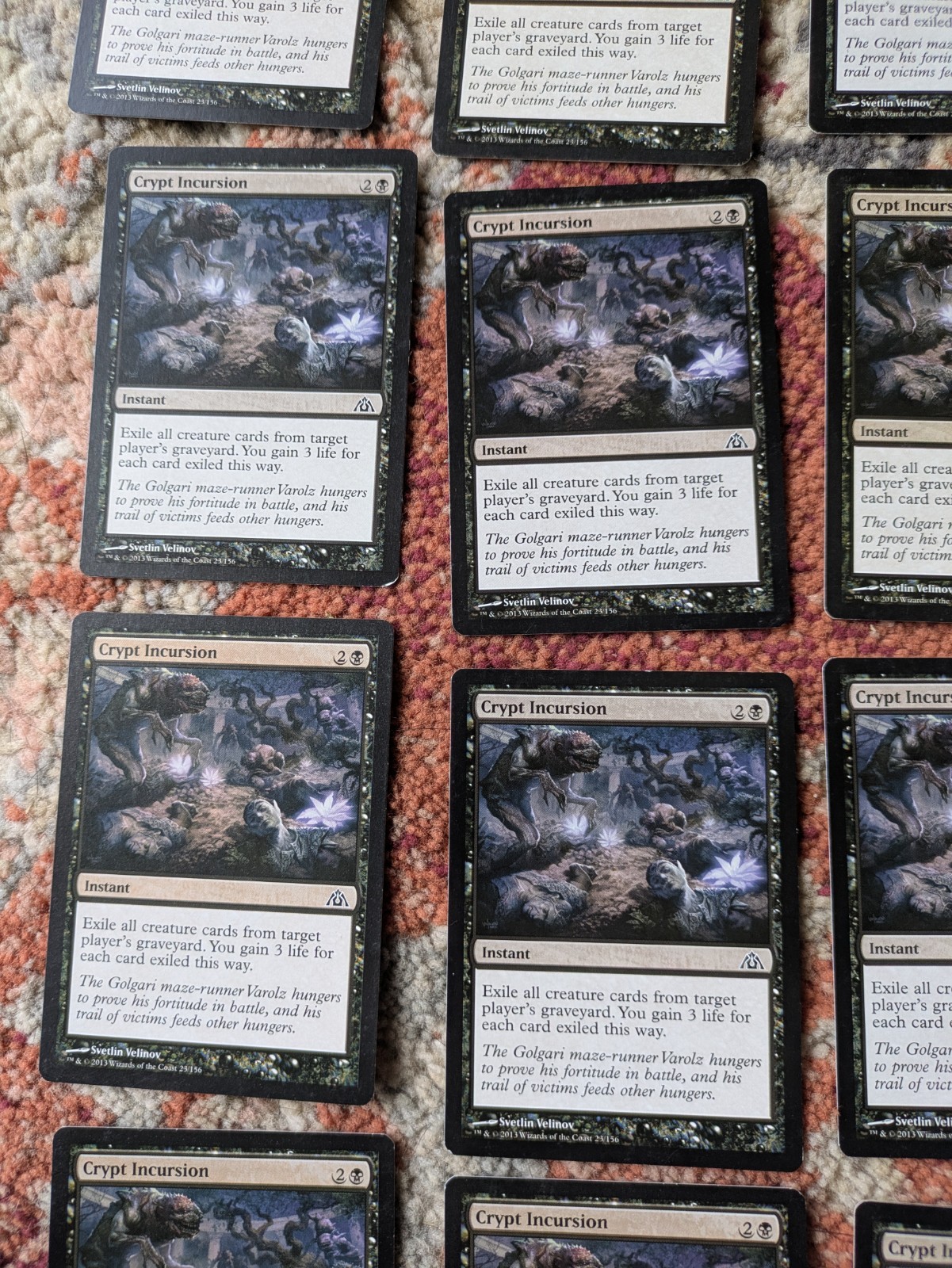 30x Crypt Incursion – DGM (Dragon’s Maze) #23 MTG Magic The Gathering Playset