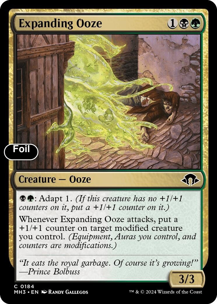 Expanding Ooze – 184 – NM – Foil – Common – Modern Horizons 3