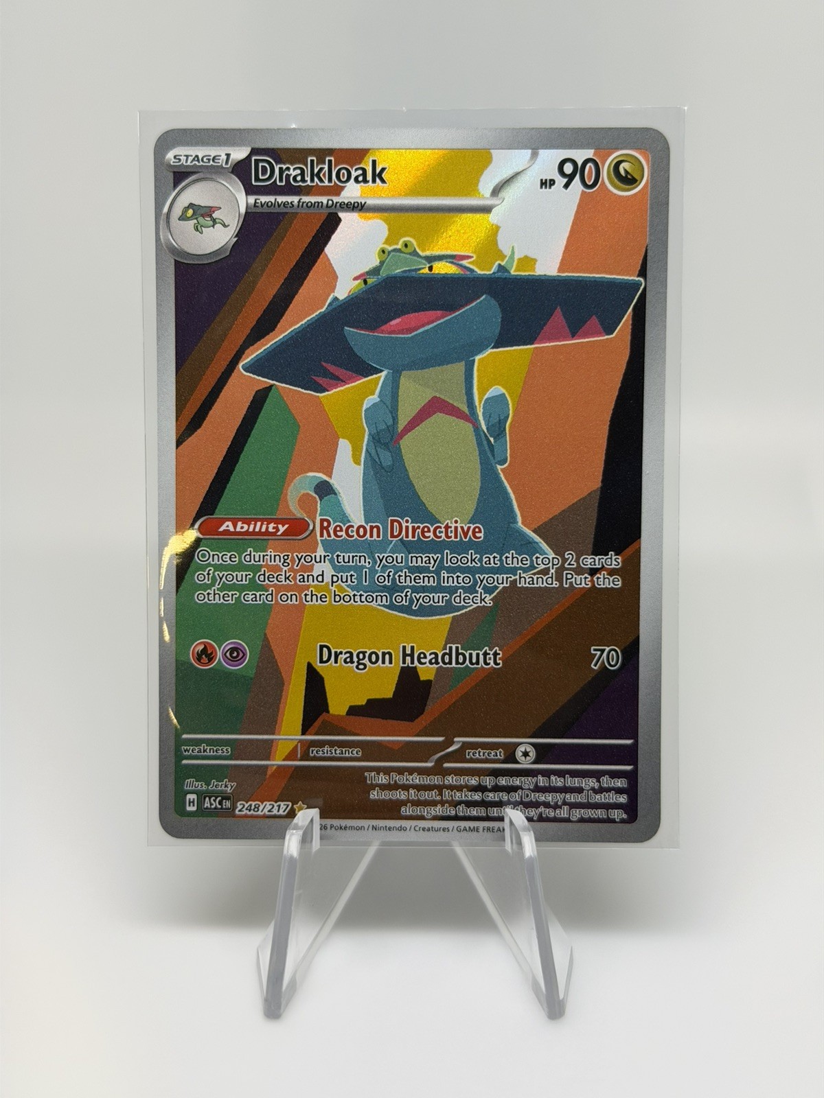 Drakloak 248/217 ME: Ascended Heroes Illustration Rare Pokemon NM