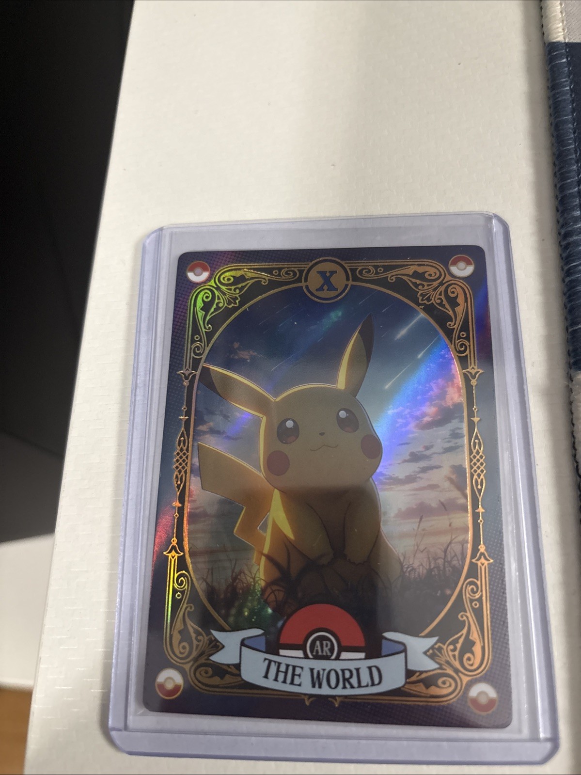 Pokemon Mengka 2.0 – Pikachu AR 10 / X Tarot “The World” – Non TCG
