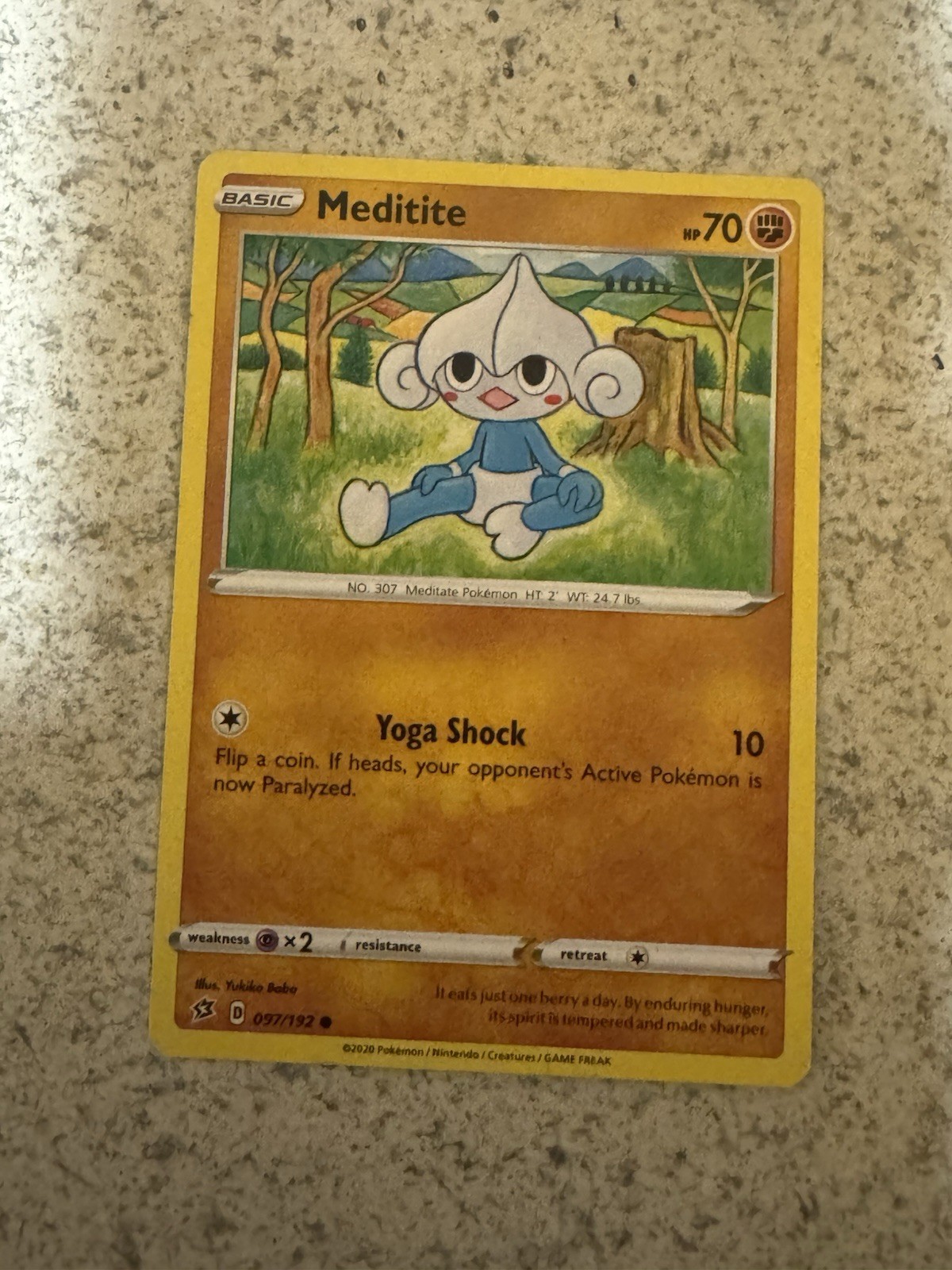 Meditite 097/192 Swsh02: Rebel Clash Regular