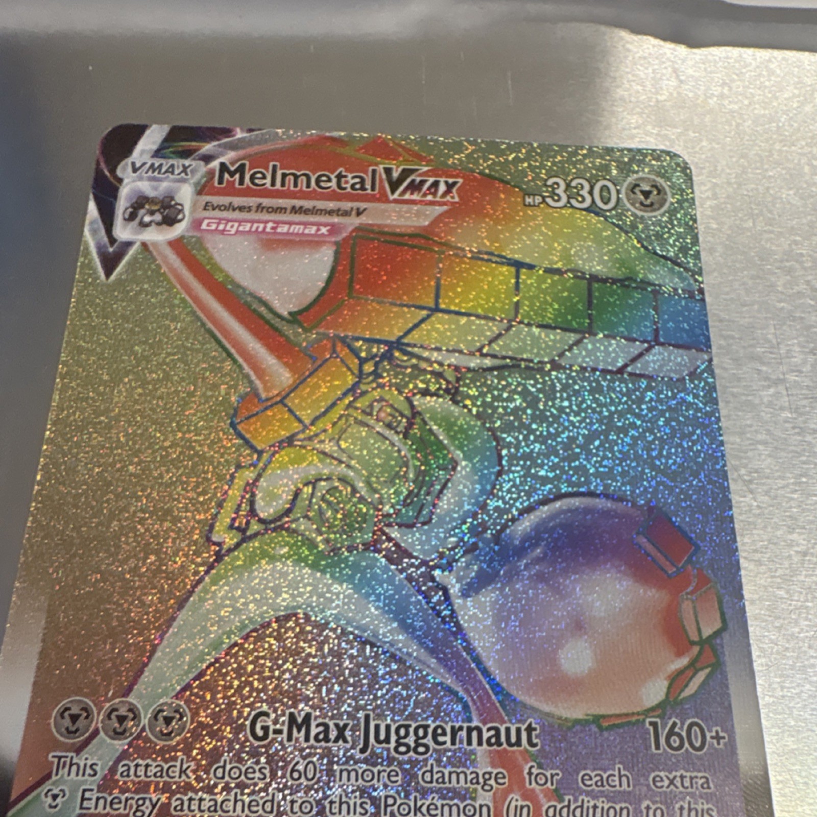 Pokemon GO Melmetal VMAX 080/078 Secret Rare Holo 330HP Eng 2022 Tsuji NM