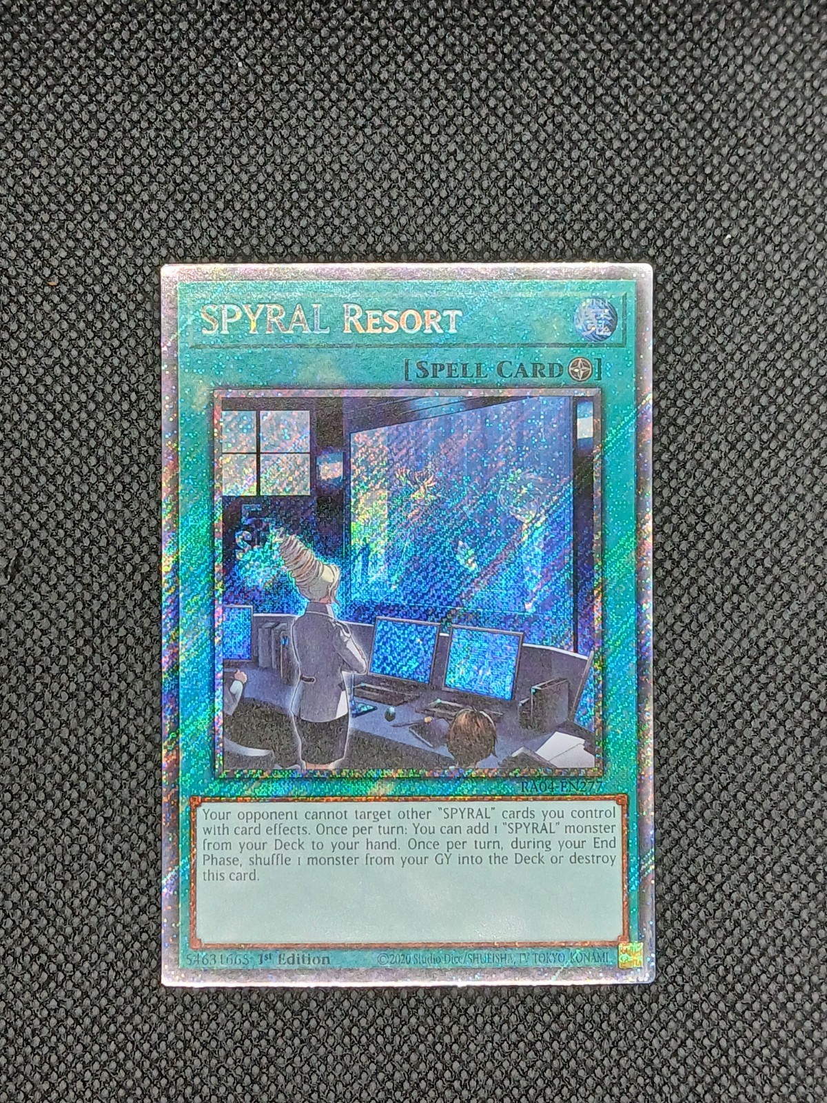 SPYRAL Resort 1st Edition Platinum Secret Rare RA04-EN277 Yu-Gi-Oh!
