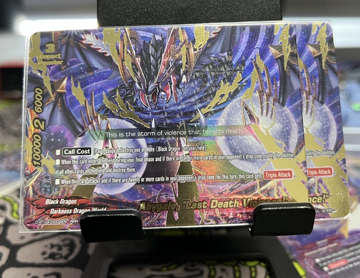 Future Card Buddyfight Abygale, “Last Death Violence! D-BT04/0004EN RRR