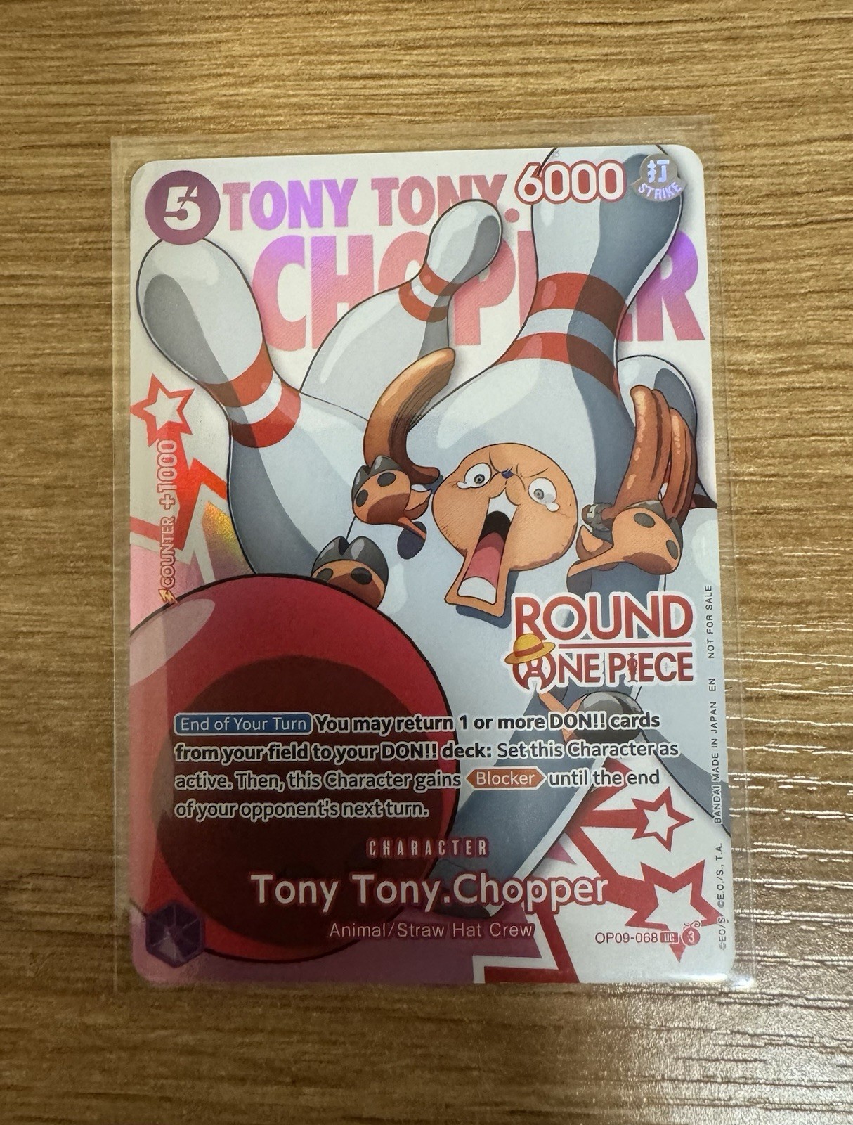 Tony Tony Chopper – One Piece x Round 1 Promo Card – OP09-068 – ENGLISH – NM/MT