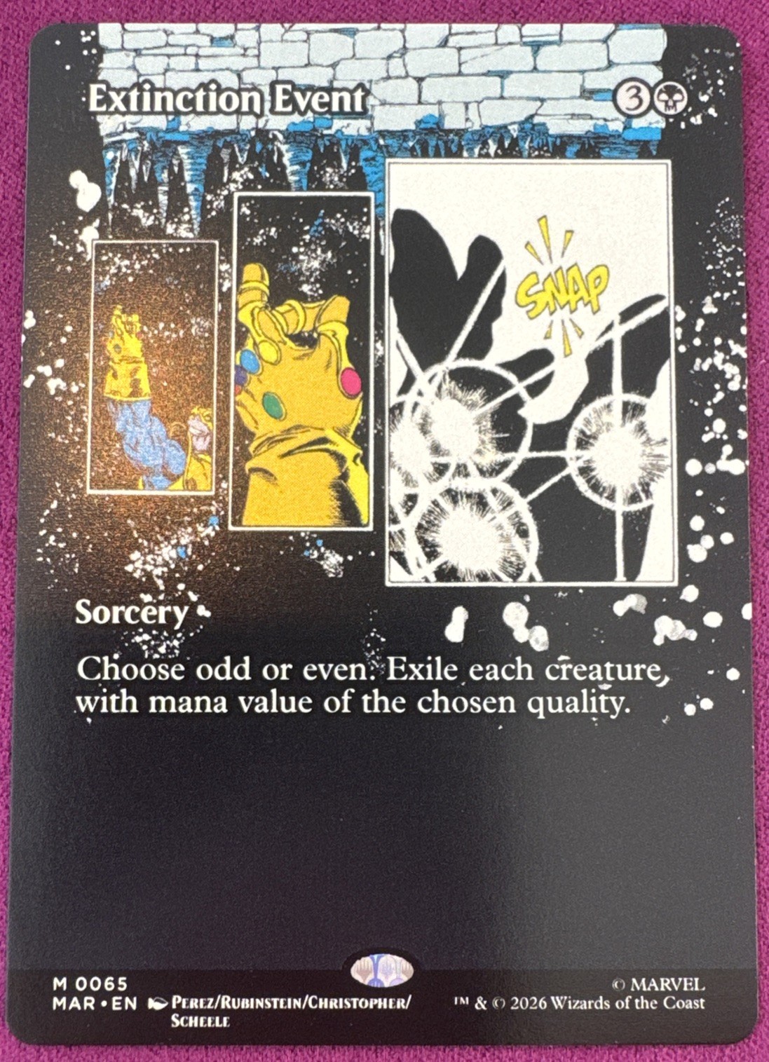 Extinction Event (Borderless) Marvel Universe Eternal-Legal Regular