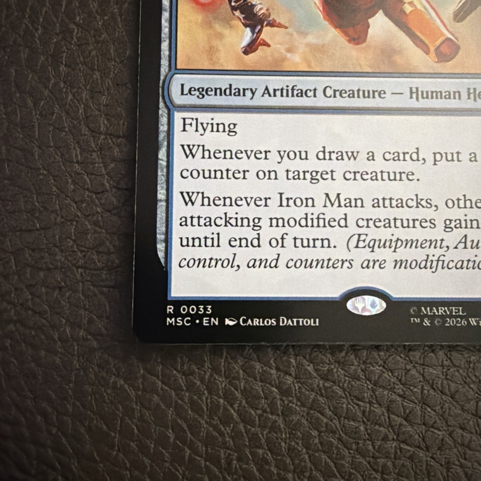 1x Iron Man, Armored Avenger – Commander: Marvel Super Heroes Near Mint – MTG