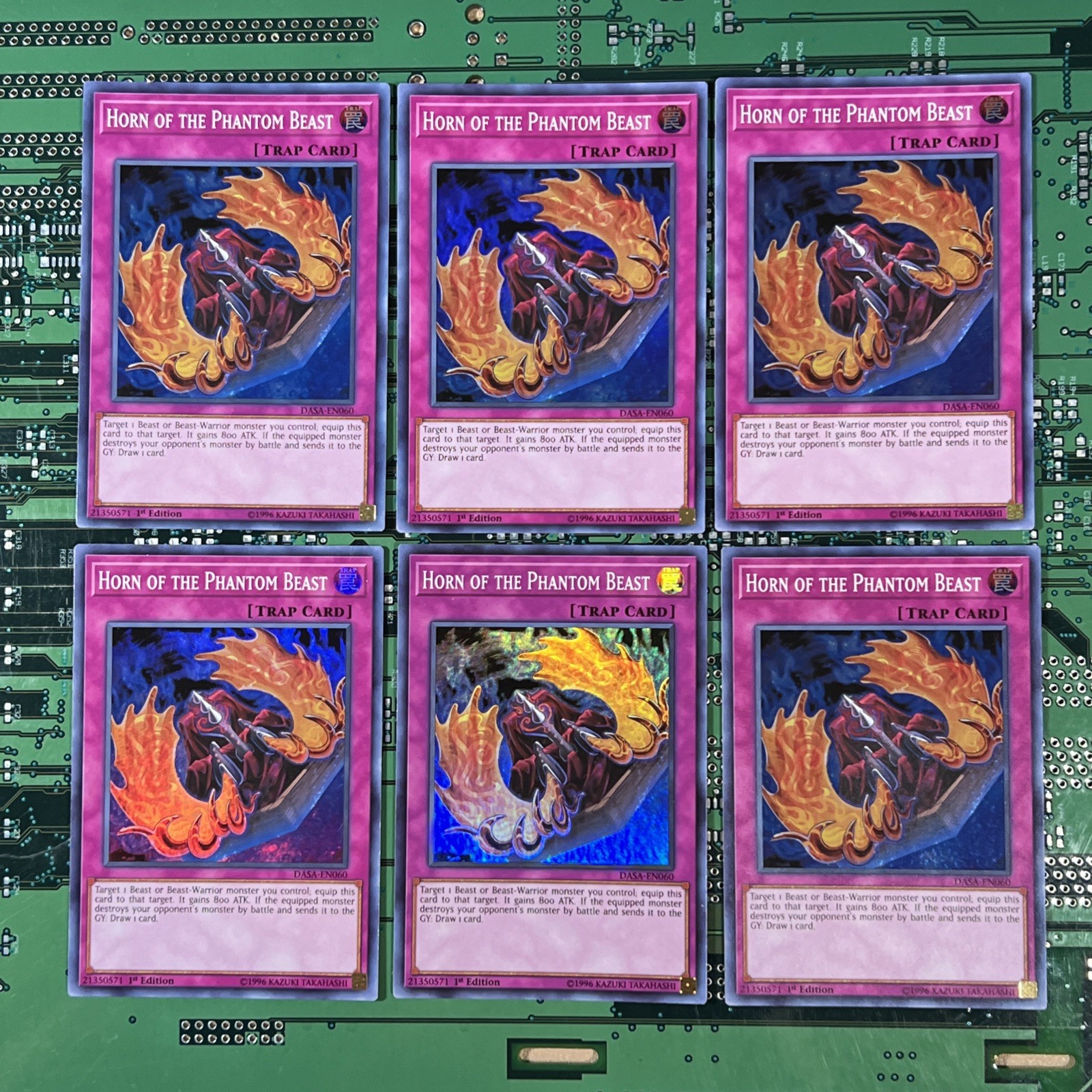 Horn of the Phantom Beast DASA-EN060 Dark Saviors Super 1st Edition Yugioh 6