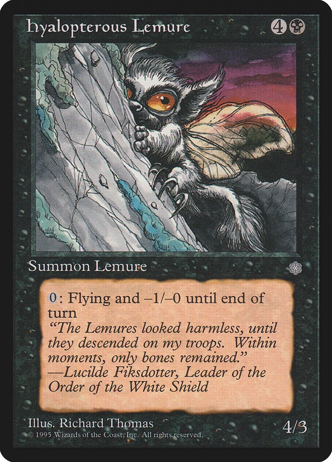 Hyalopterous Lemure (133) Ice Age ICE MTG Magic