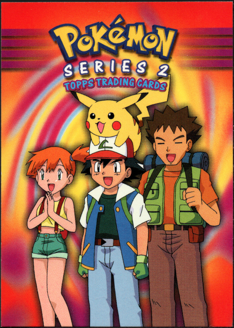 topps Pokemon TV Animation Edition Series 2 Non Holo Foil Blue Logo You Choose