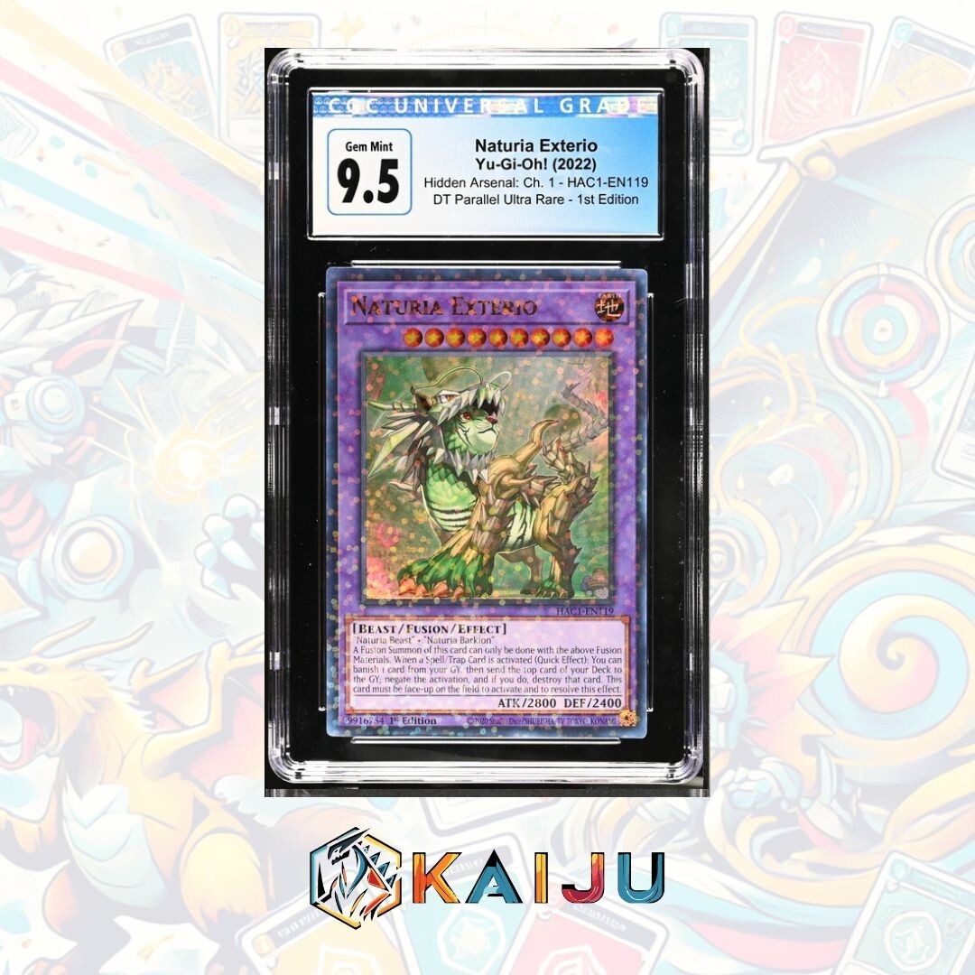 Yu-Gi-Oh! Naturia Exterio 2022 HAC1-EN119 DT Parallel Ultra Rare 1st CGC GMT 10