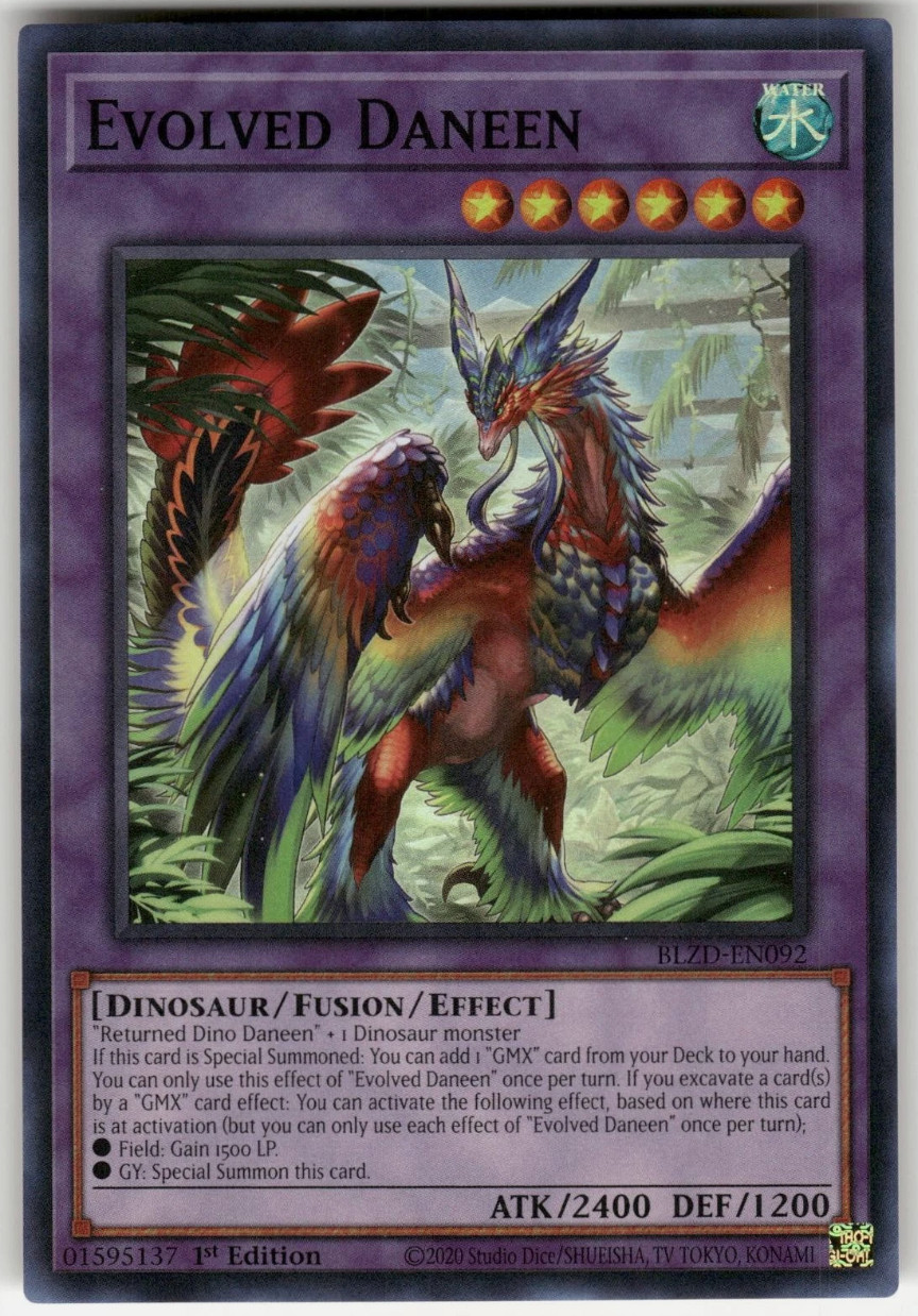 Evolved Daneen – BLZD-EN092 – Super Rare – Blazing Dominion – NM/M