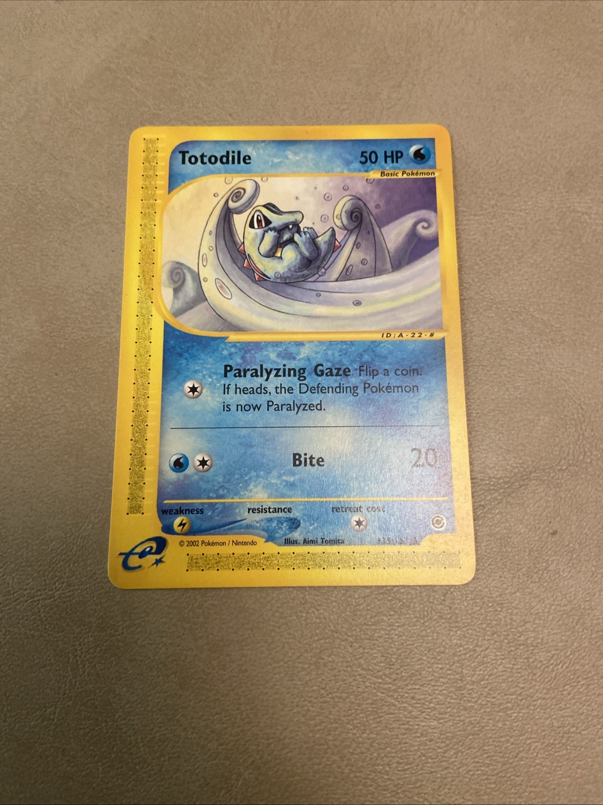 Totodile 135/165 Expedition Base Set Regular