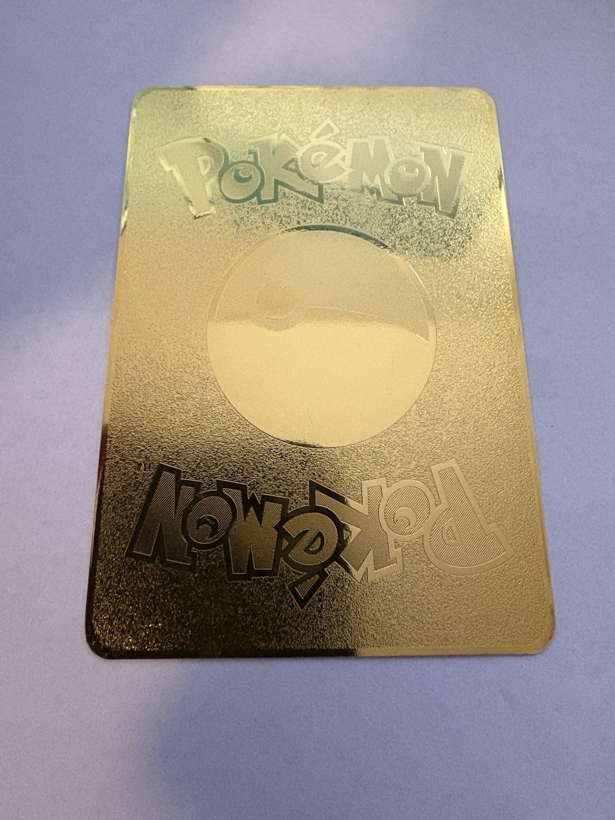 Pikachu with Grey Felt Hat 085 Pokemon Premium Gold Metal Card Collectible