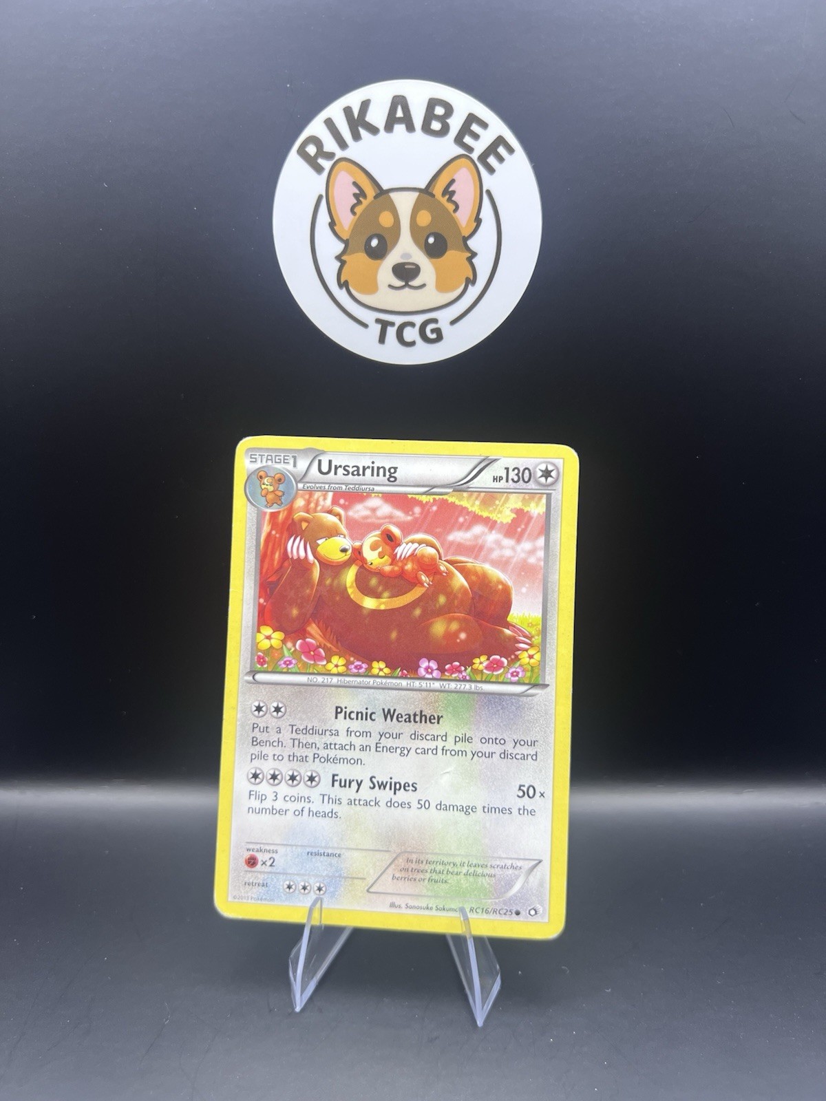 Ursaring RC16/RC25 Legendary Treasures: Radiant Collection Holo