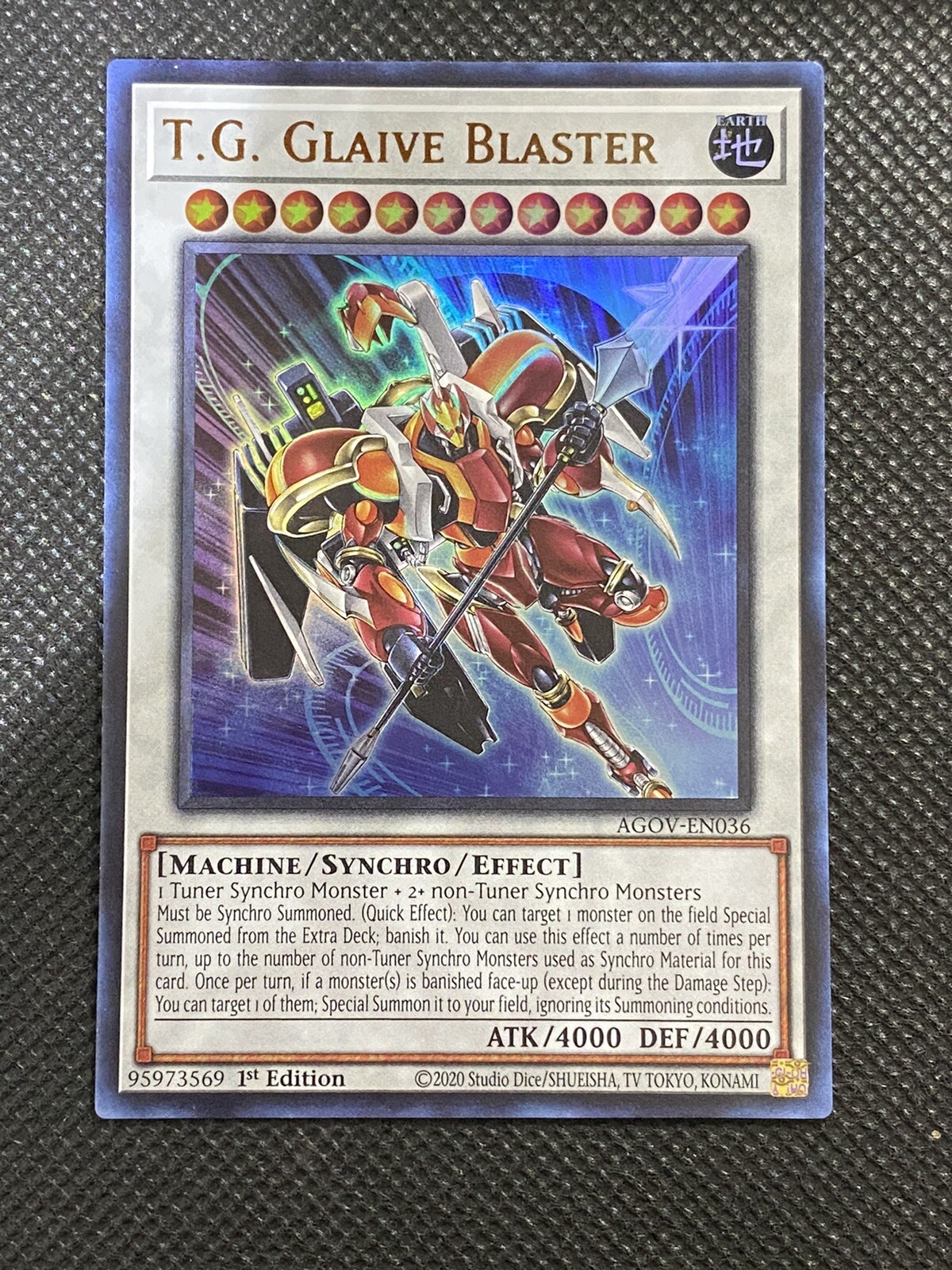 YuGiOh! – T.G. Glaive Blaster AGOV-EN036 Ultra Rare 1st Edition Near Mint