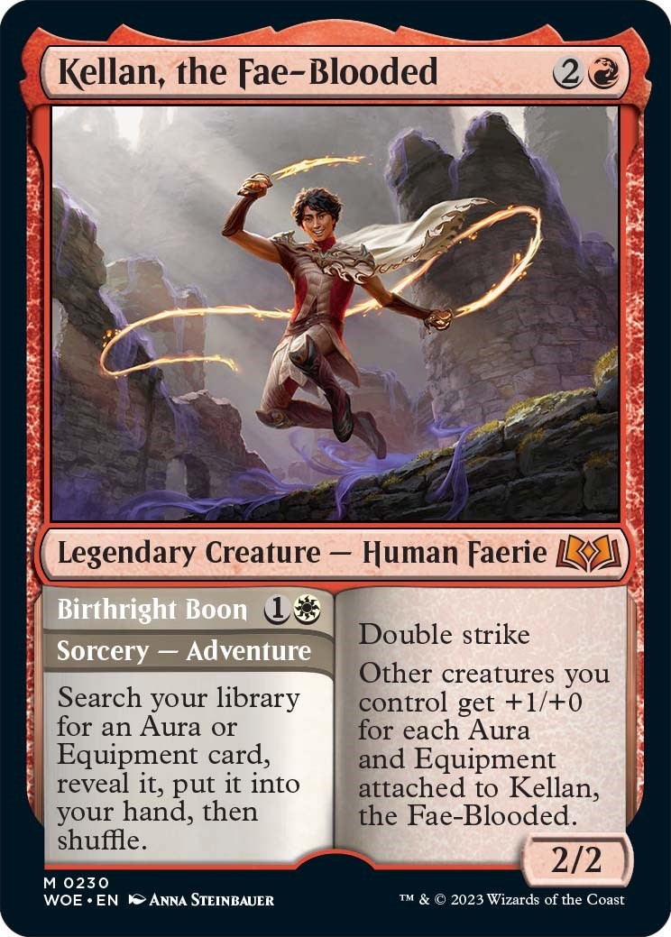 Kellan, the Fae-Blooded – 230 – Wilds of Eldraine – MTG