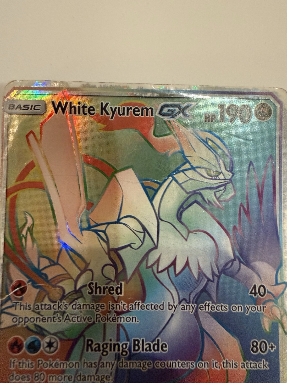 Pokémon White Kyurem GX 74/70