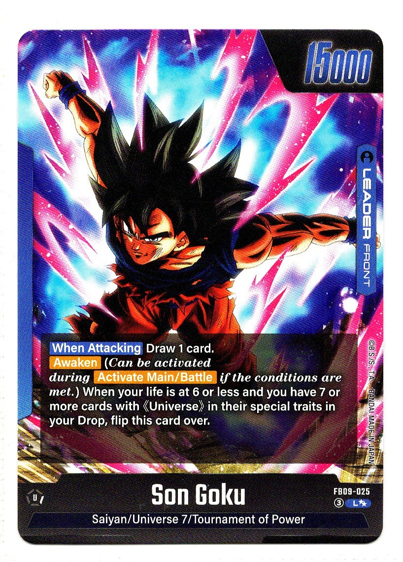 Son Goku – FB09-025 (Super Alternate Art) – Dual Evolution (FB09) – Fusion World