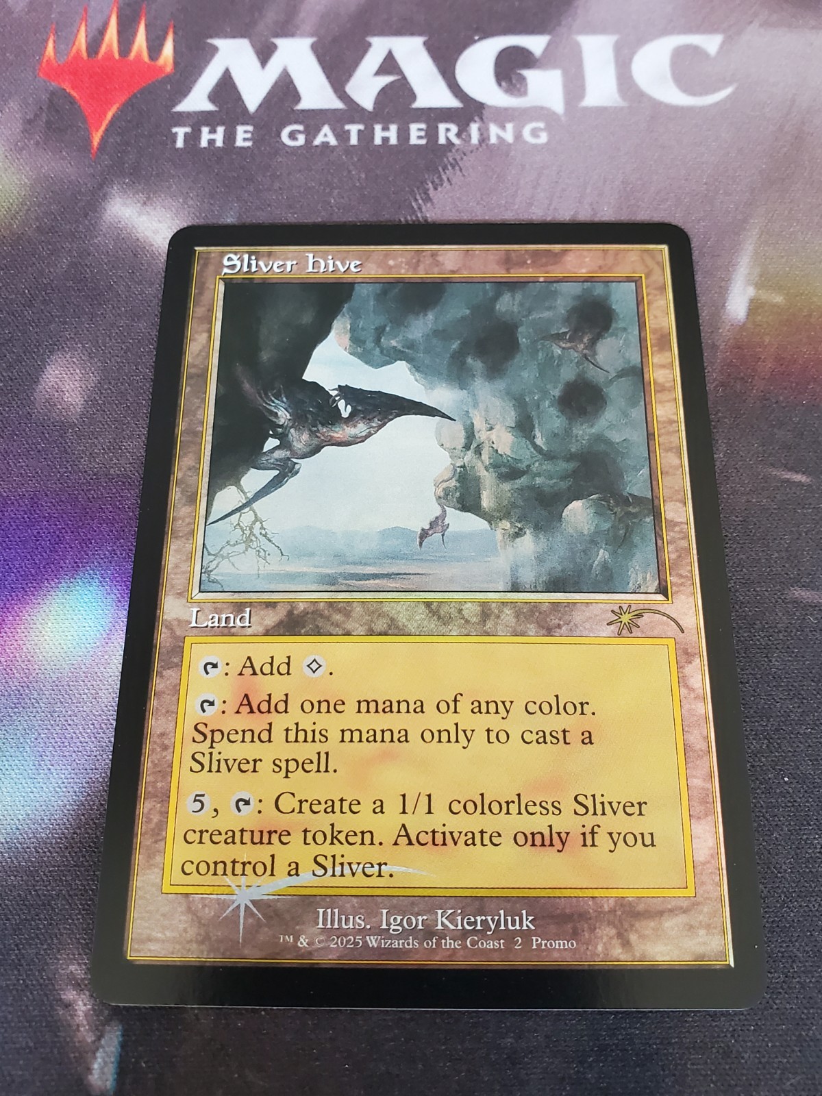 Mtg. Sliver Hive. Foil Retro Frame. Secret Lair Drop. Nm