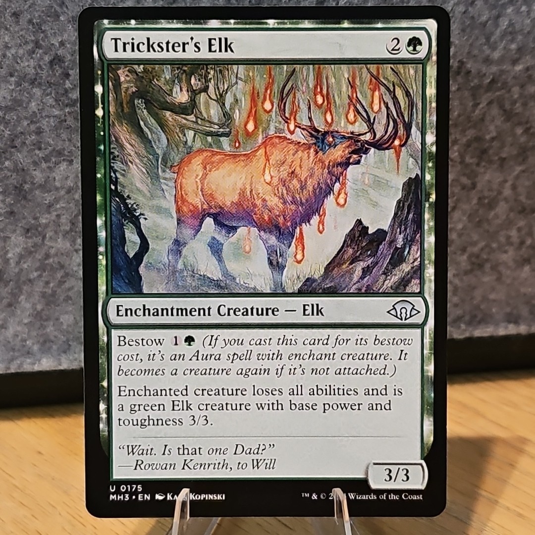 MTG Trickster’s Elk Modern Horizons 3 Set Regular #175 NM Fresh Pull No Play