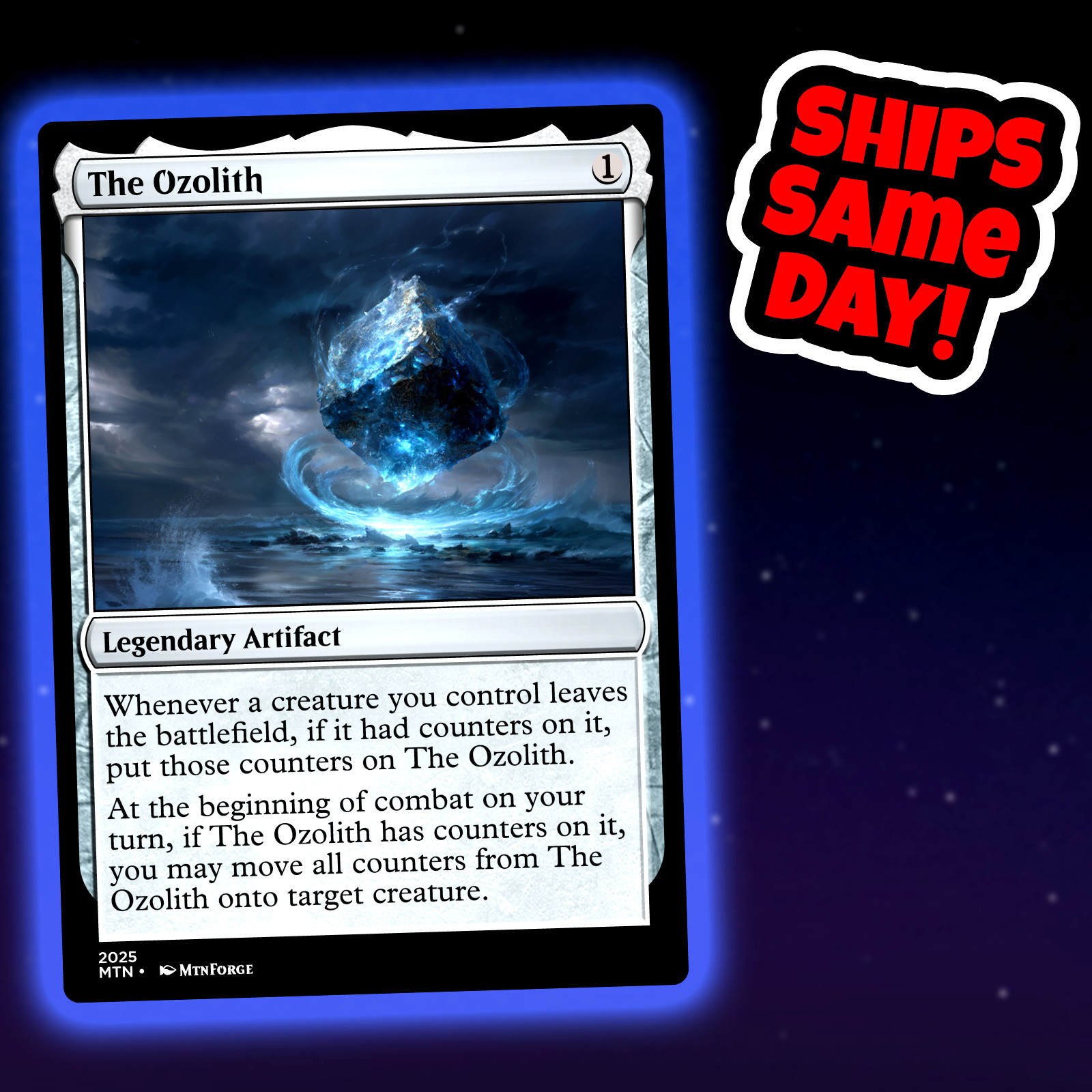The Ozolith – Custom Art Magic: The Gathering Playtest Card – Commander EDH