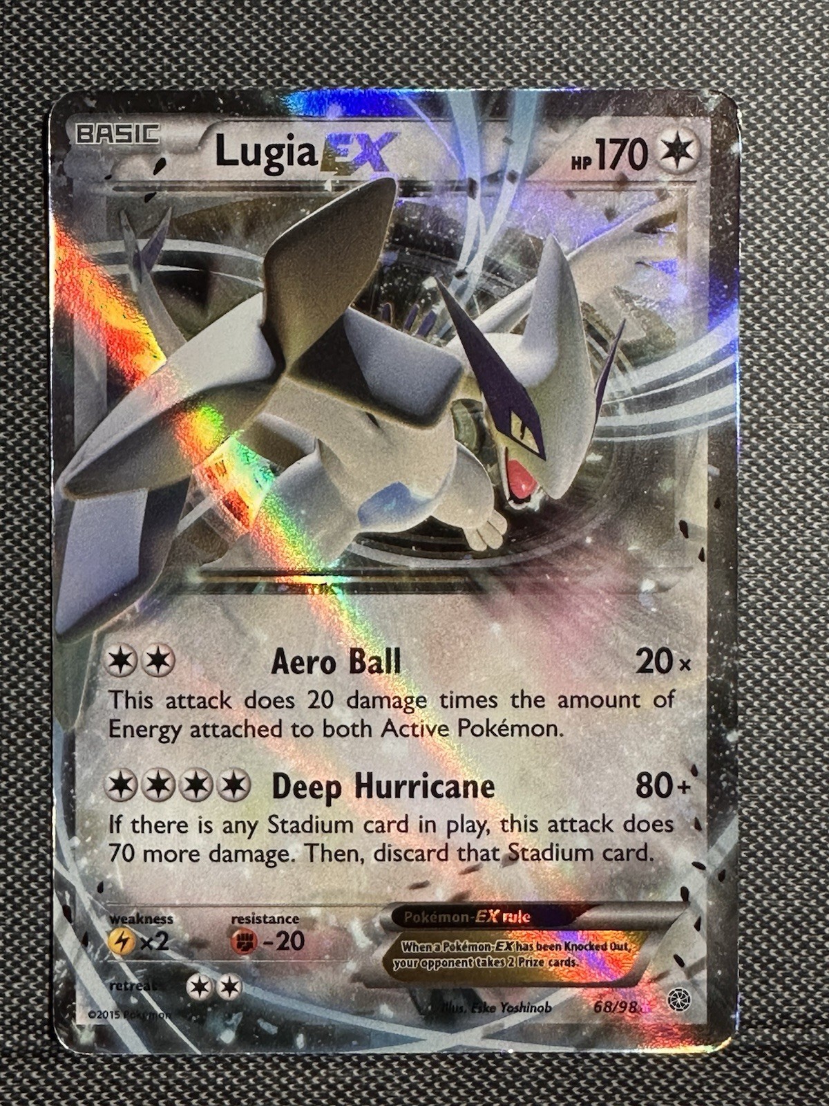 Lugia EX 68/98 XY | Pokemon TCG Ancient Origins Holo | LP