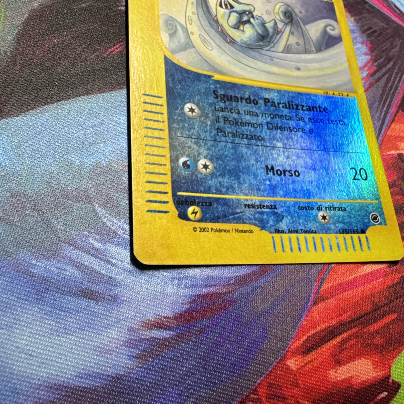 Pokemon TCG **ITALIAN**Totodile 135/165 Expedition Base Set Reverse Holo
