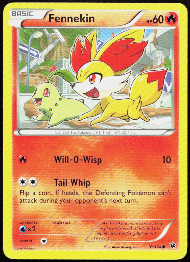 Fennekin Common XY – Fates Collide 10/124 LP