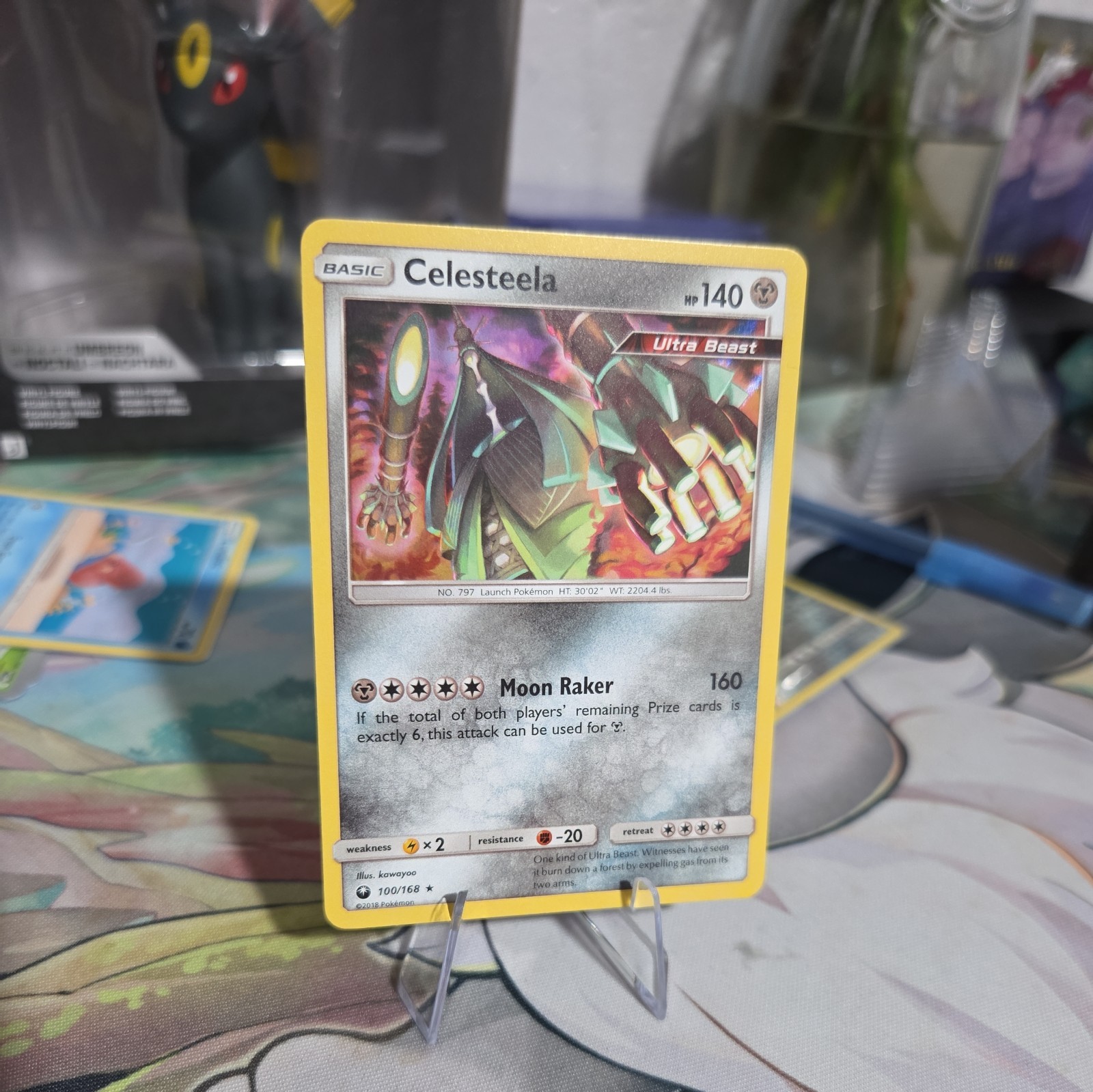 Celesteela 100/168 Holo Rare Celestial Storm Pokemon Near Mint
