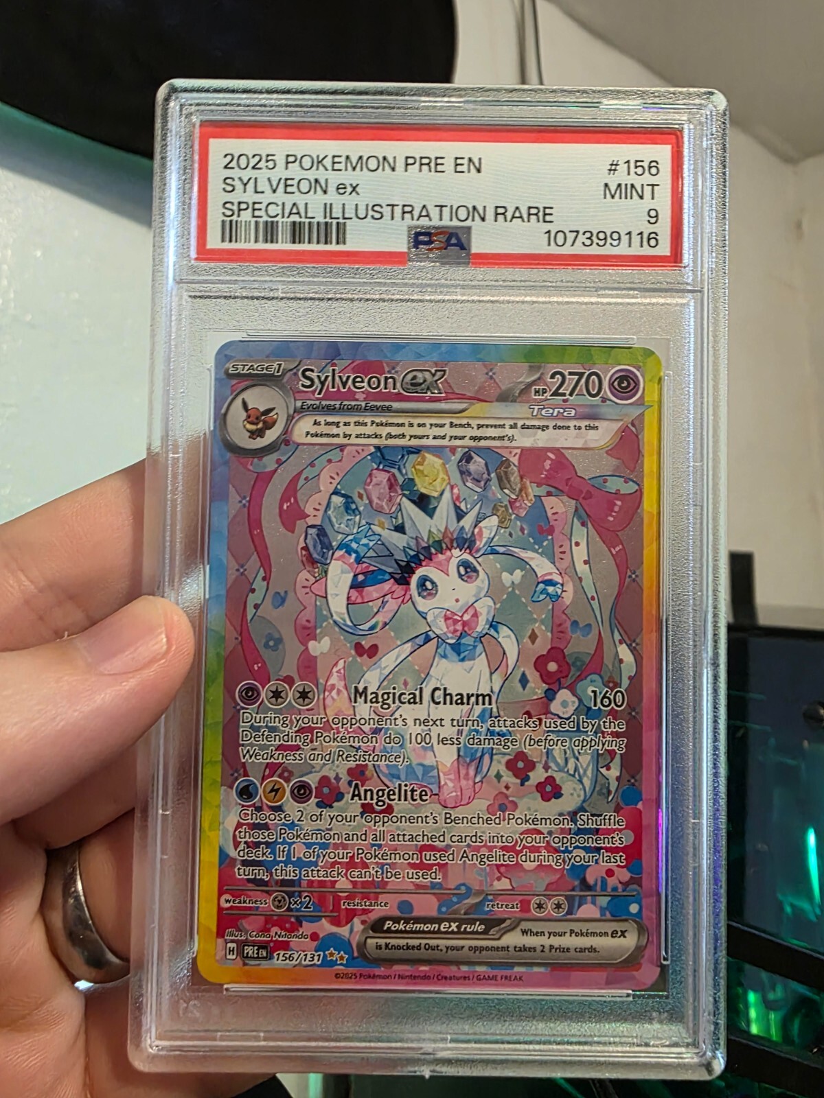 Sylveon ex 156/131 Prismatic Evolutions Holo