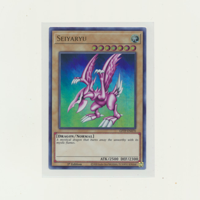 Yu-Gi-Oh Ghosts from the Past Seiyaryu 1st Edition