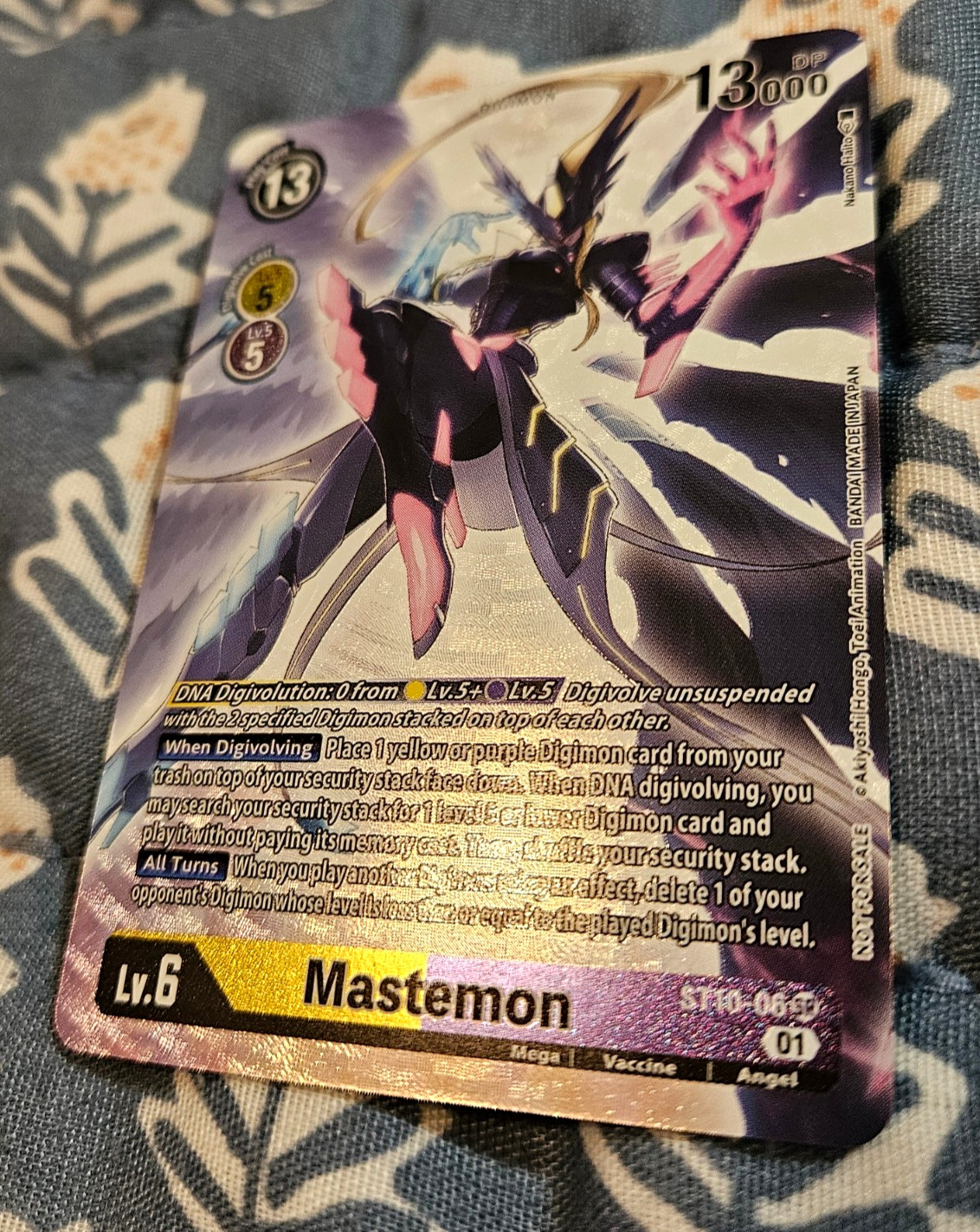 Mastemon FOIL Promo ST10-06 SR Alternate Art – Digital Hazard – Digimon