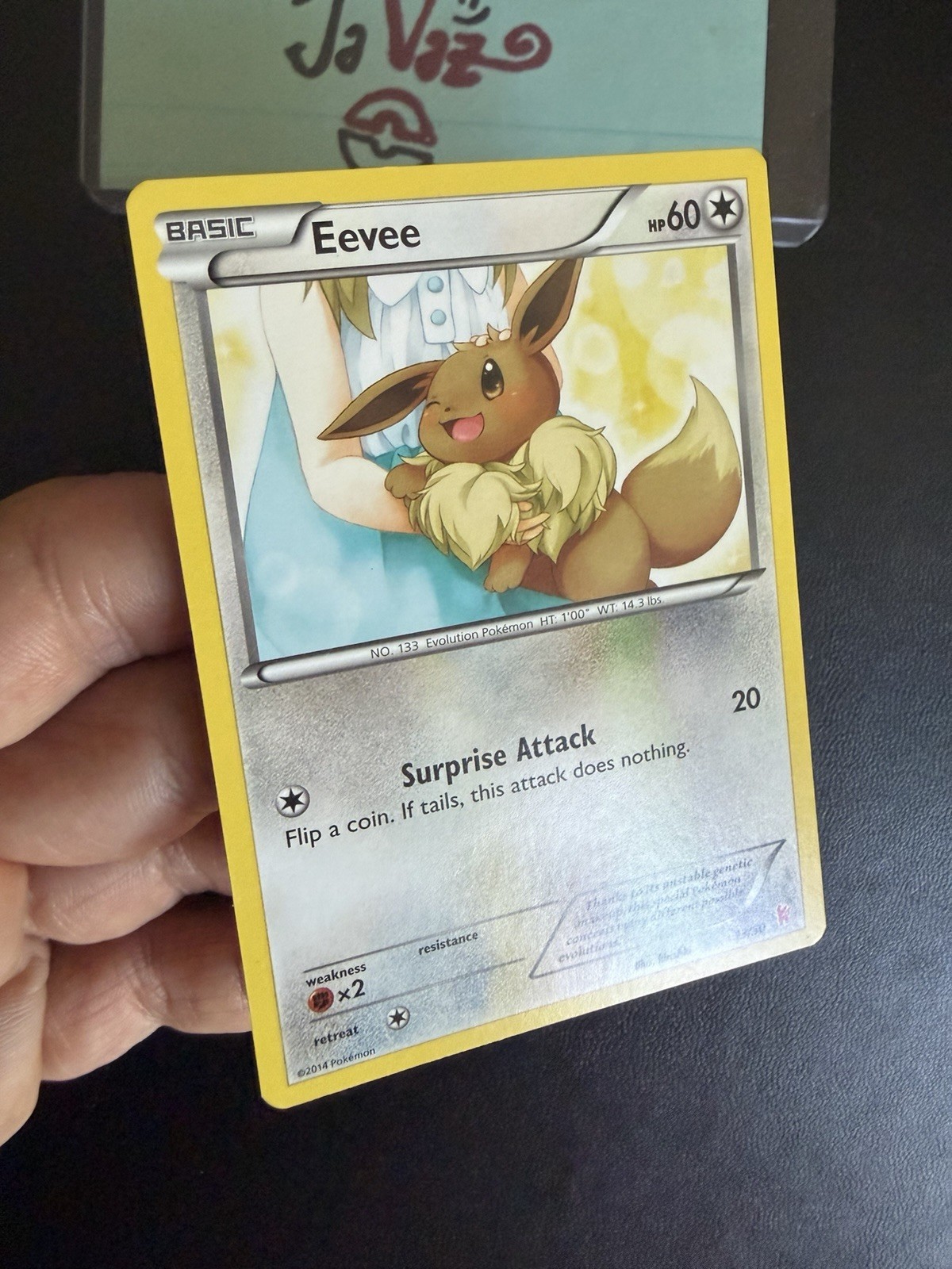 Eevee 13/30 NM/LP XY Trainer Kit Sylveon & Noivern ✨ 1 DAY SHIP! So CUTE!