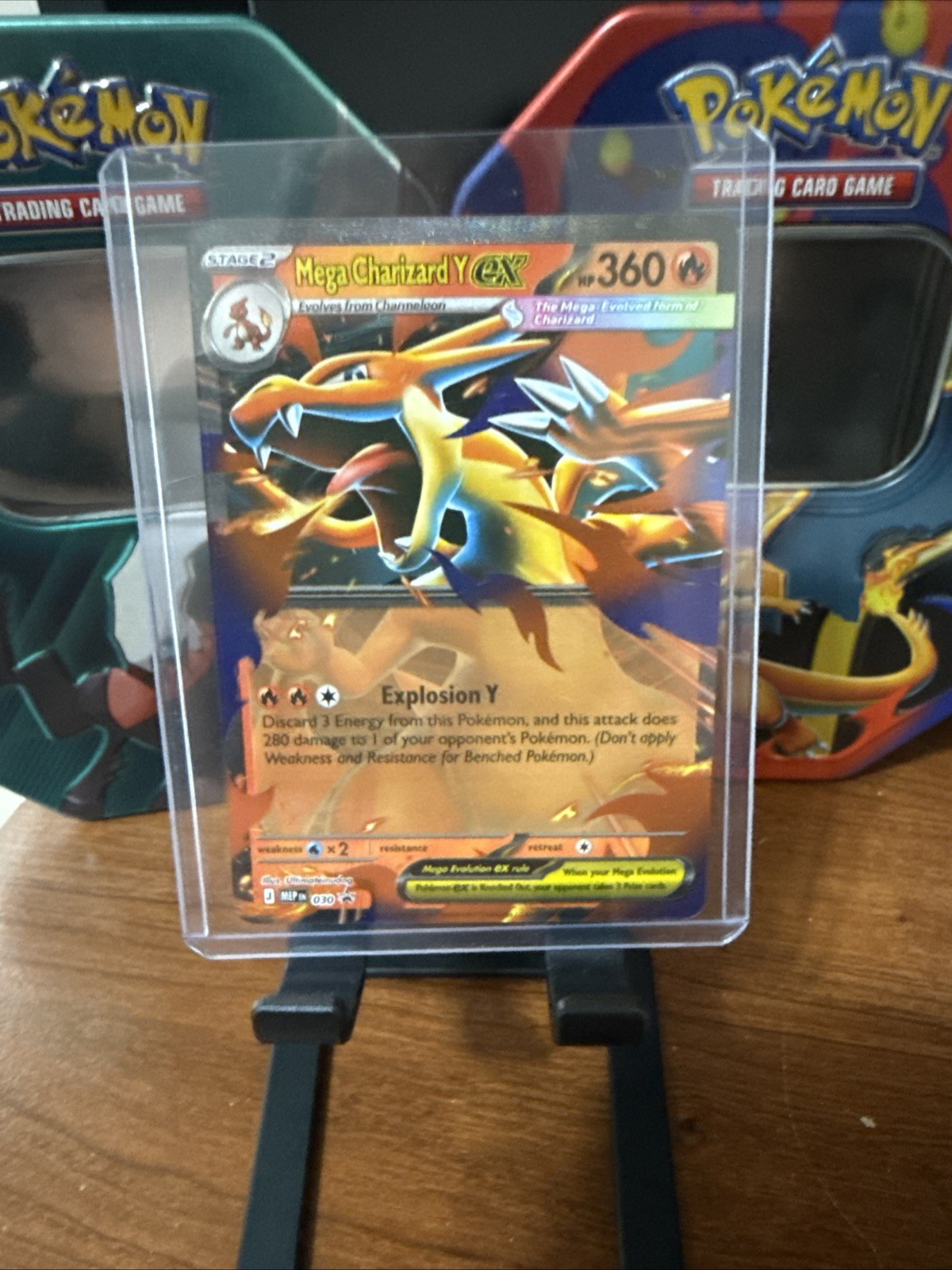 Mega Charizard Y ex 030 Holo Promo ME: Mega Evolution Promo Pokemon Holo NM