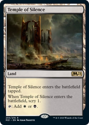Temple of Silence – Foil x1 – Magic Core Set 2021 – NM-Mint, English – Magic Cor