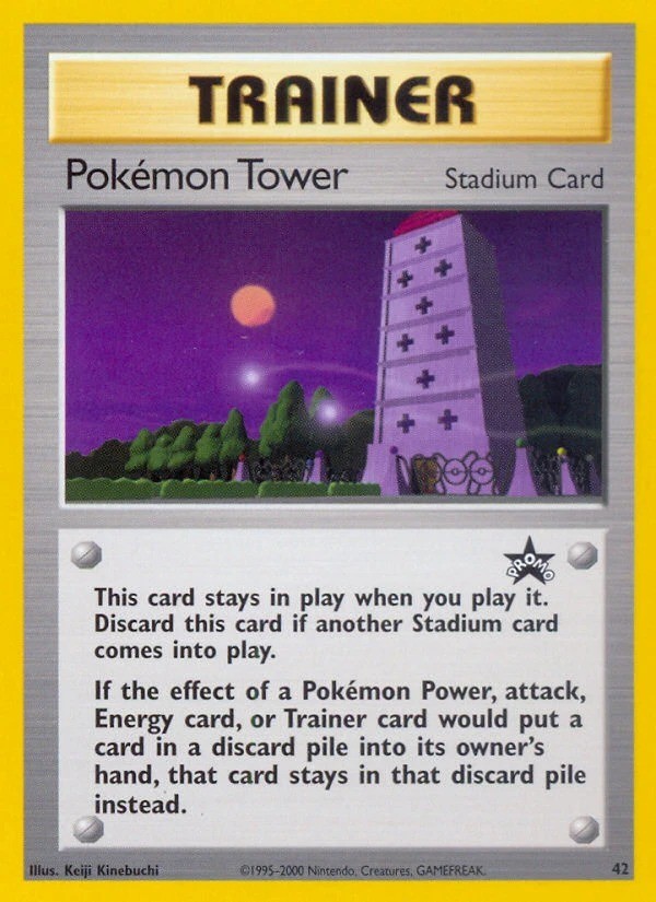 Pokémon Tower #42 NM Pokémon Wizards Black Star Promos