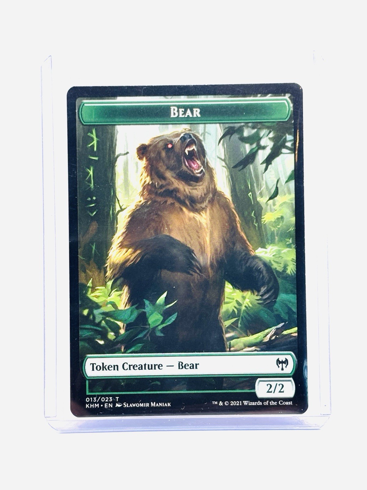 Magic The Gathering, Bear Token, Kaldheim, Regular MT/NM