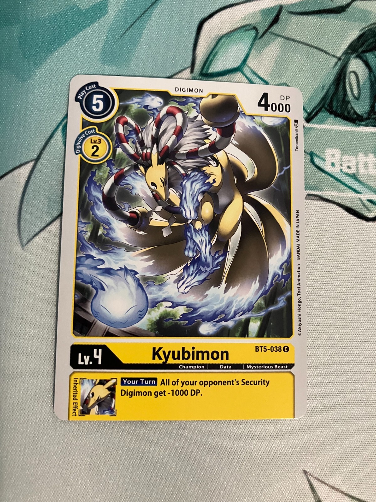 Kyubimon BT5-038 C Digimon CCG | Battle of Omni NM