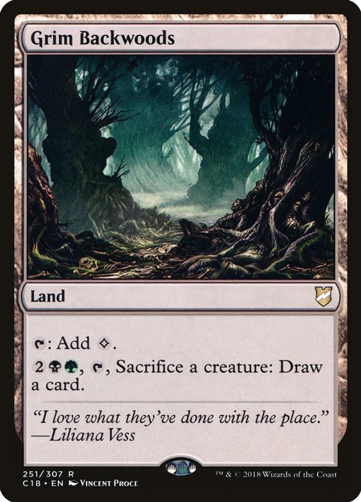 NM – Grim Backwoods [C18 – 251] Commander 2018