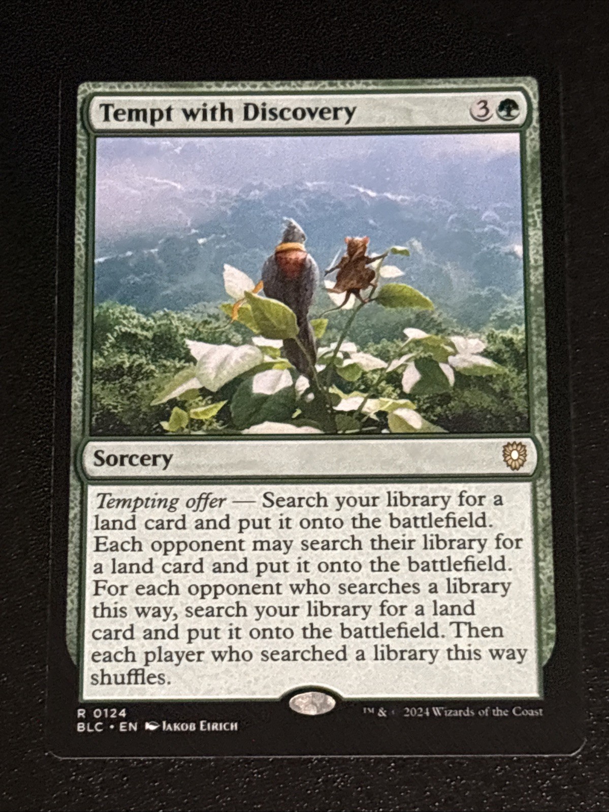 MTG Commander: Bloomburrow Tempt with Discovery 0124 NM Rare